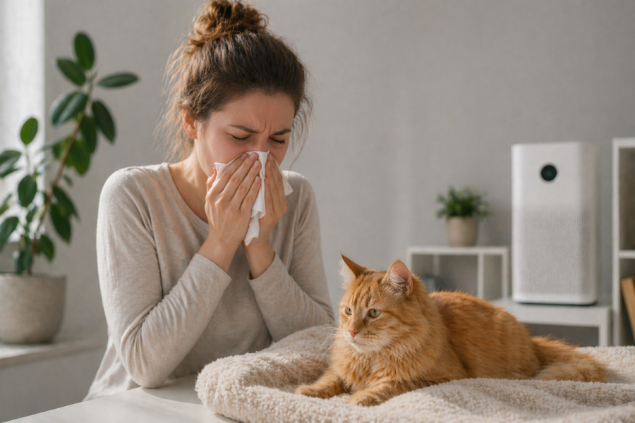 Алергія на котів – що робити
