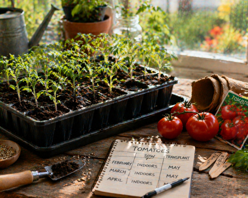 Коли сіяти помідори на розсаду