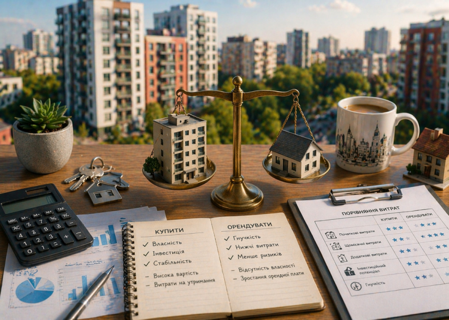 Купити квартиру чи орендувати – що вигідніше