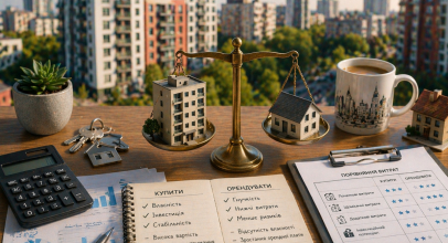 Купити квартиру чи орендувати – що вигідніше