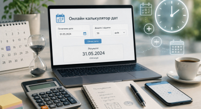 Онлайн калькулятор дат