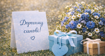 Привітання сину