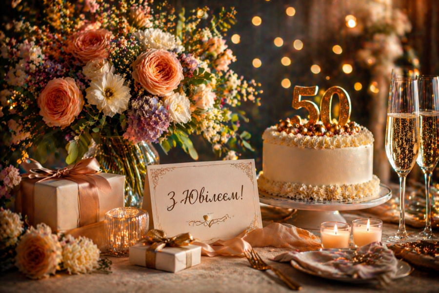 Привітання з ювілеєм