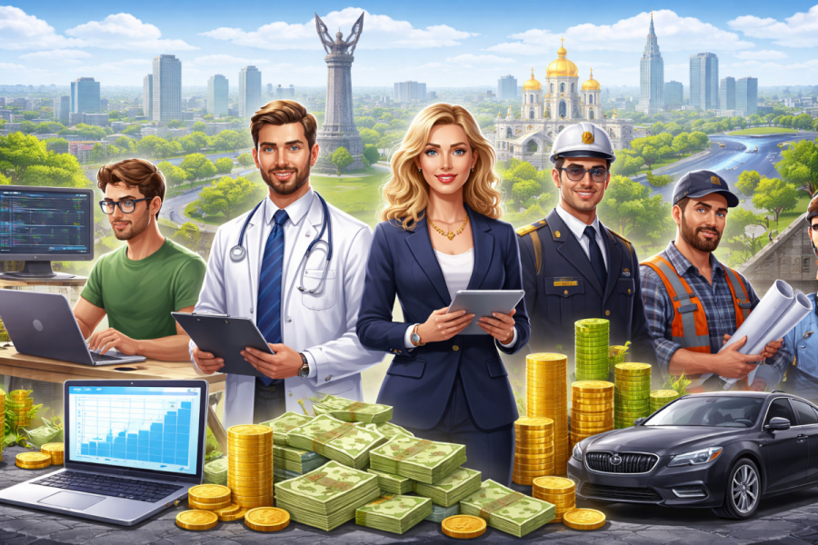 Професії з високою зарплатою в Україні