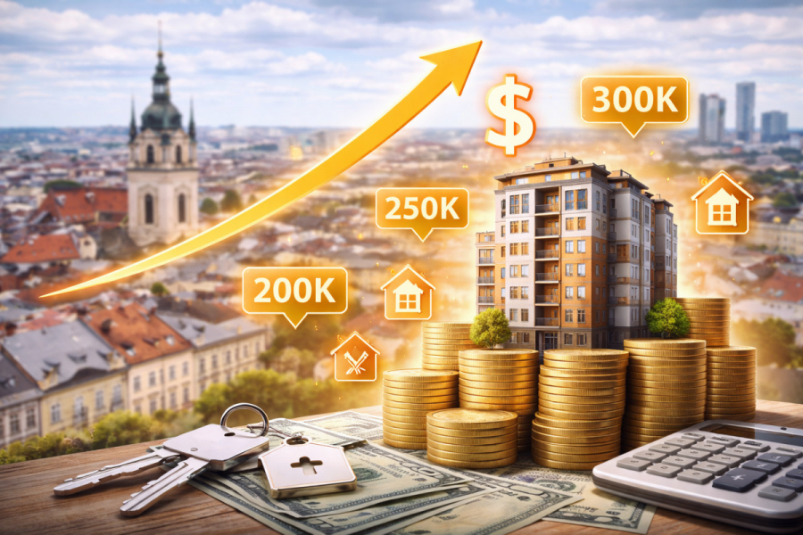 Ціни на квартири у Львові 2026