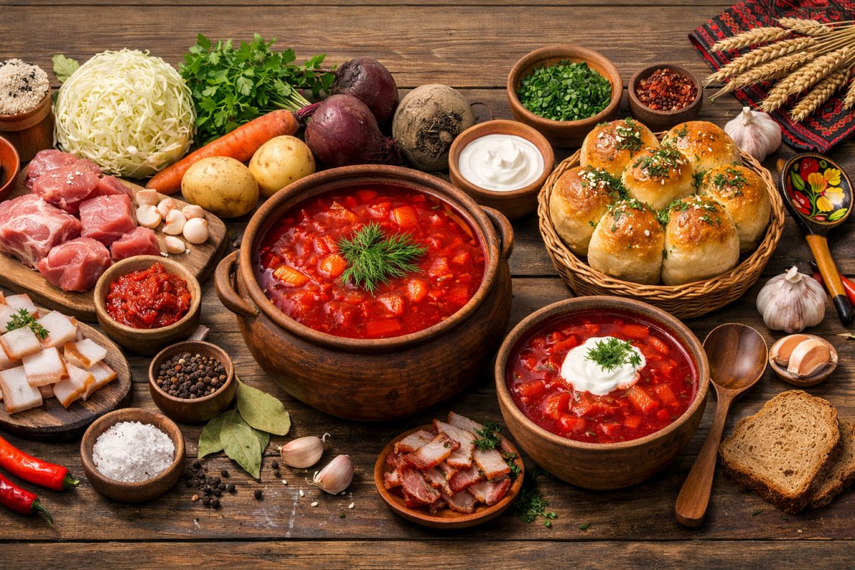 Борщ український, рецепт та секрети приготування