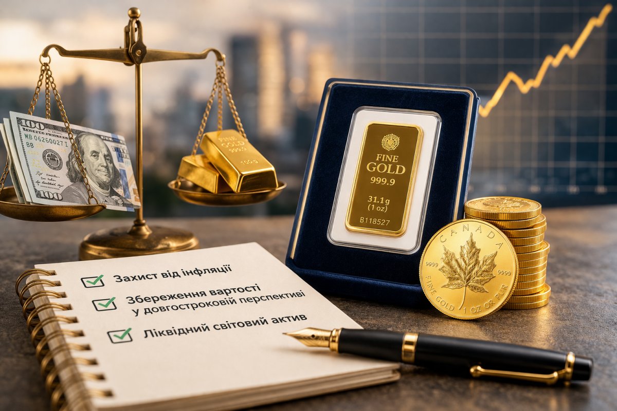 Чи допомагає золото захистити гроші