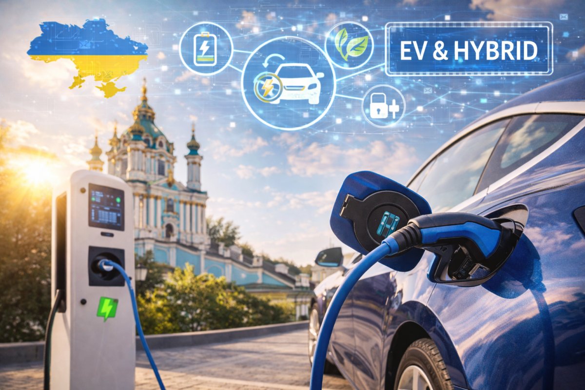 Електромобілі та гібриди в Україні