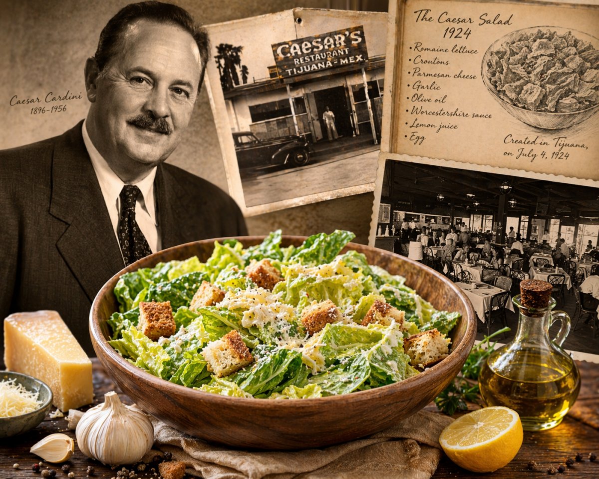 Хто придумав салат Цезар