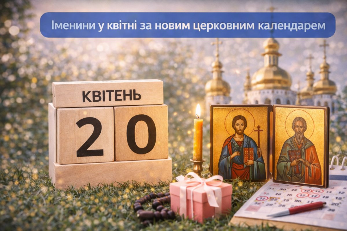 Іменини у квітні за новим церковним календарем Іменини у квітні за новим церковним календарем