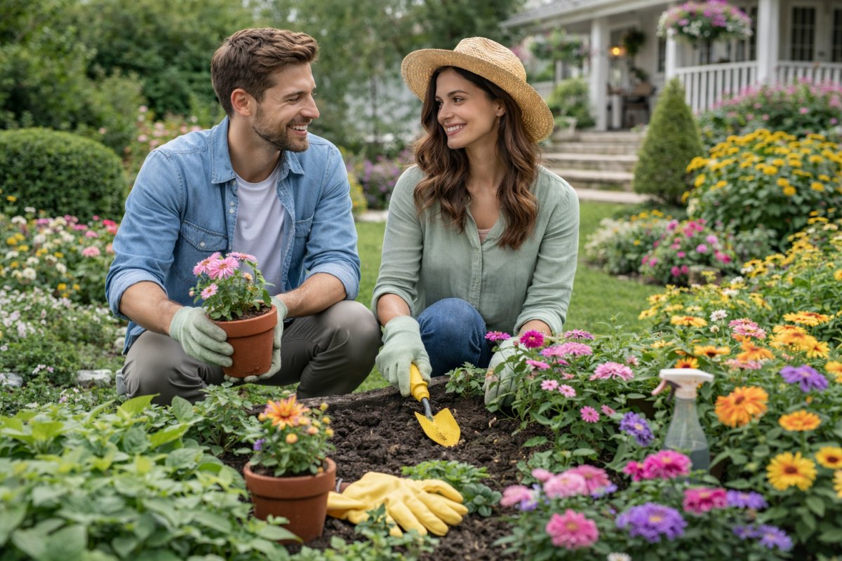 Квіти декоративні рослини та ландшафтний дизайн