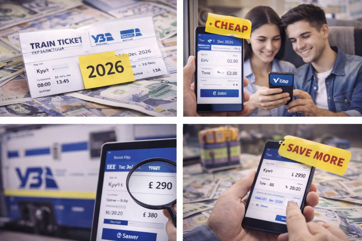 Квитки Укрзалізниця як купити дешевше у 2026 році