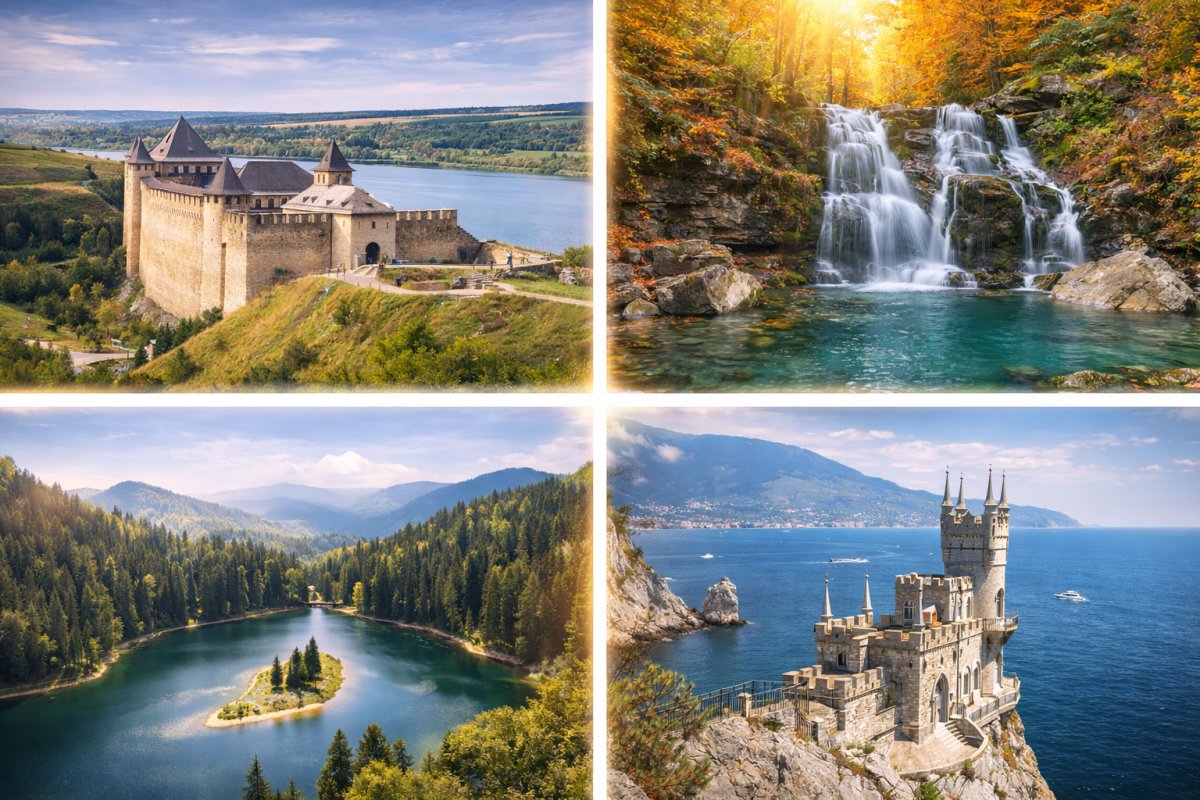 Самые красивые места Украины для путешествий и отдыха