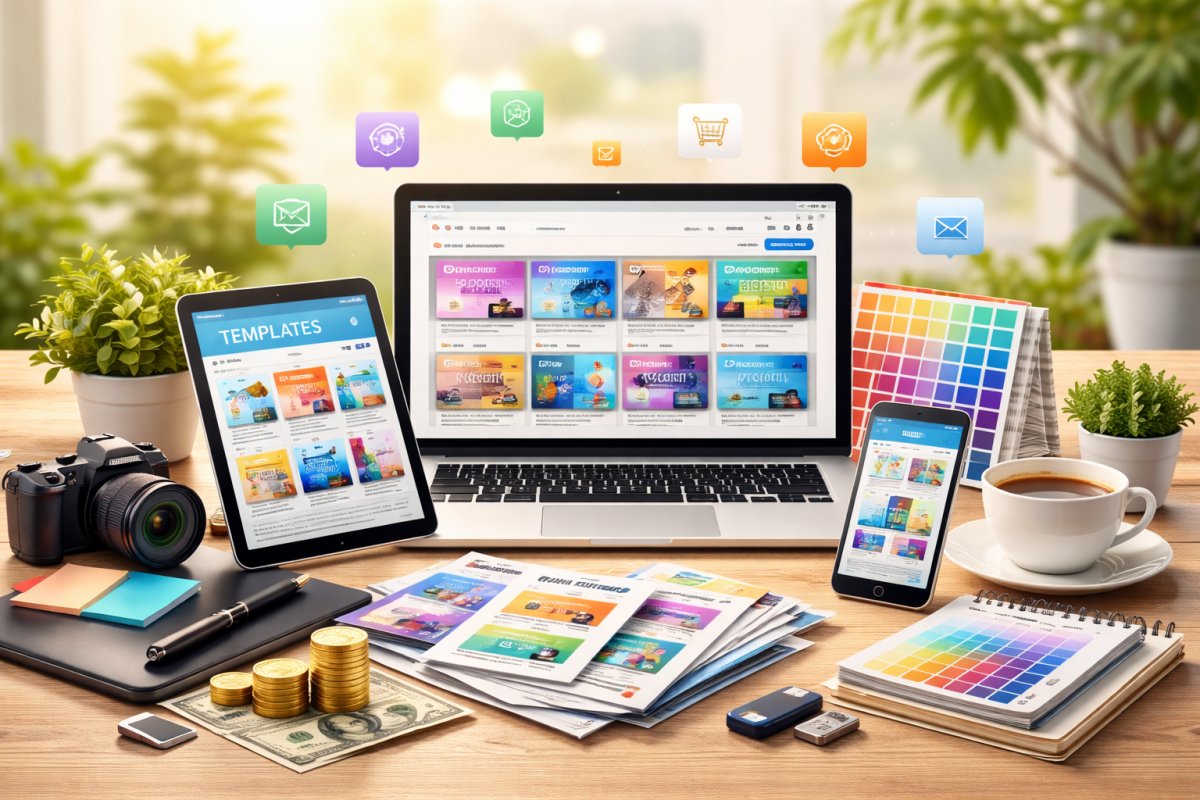 Продажа цифровых продуктов и шаблонов