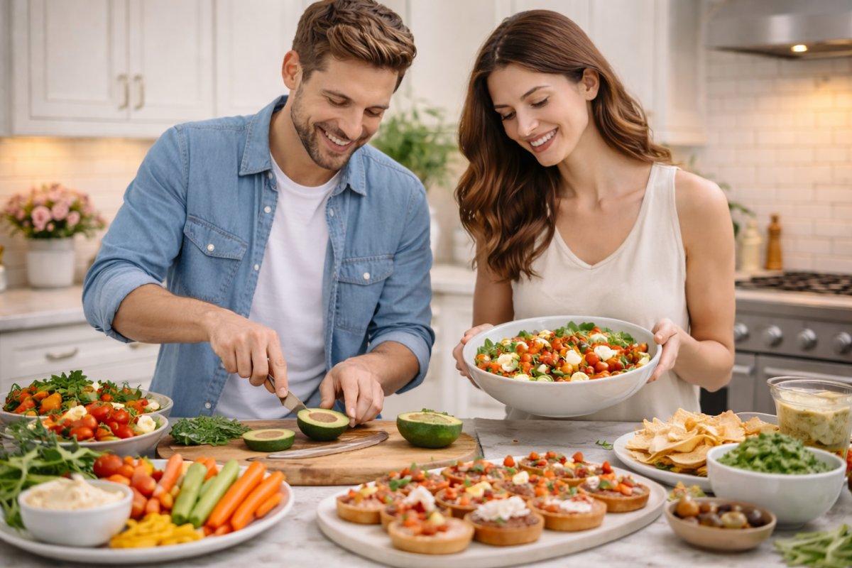 Салати закуски та страви для перекусу