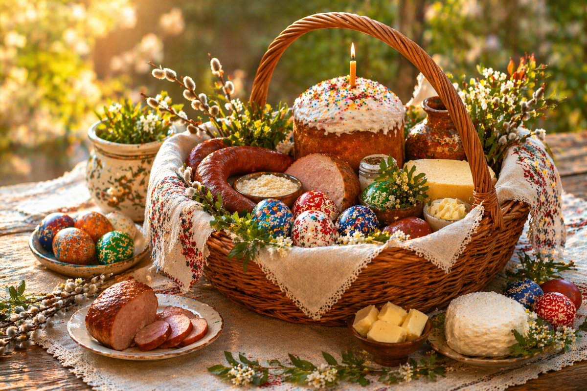 Що кладуть у великодній кошик