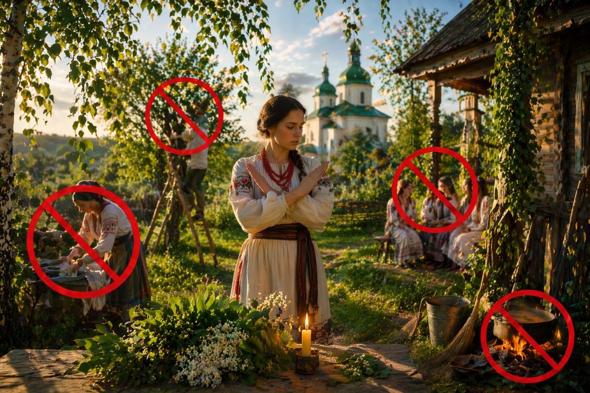 Що не можна робити на Трійцю Що не можна робити на Трійцю