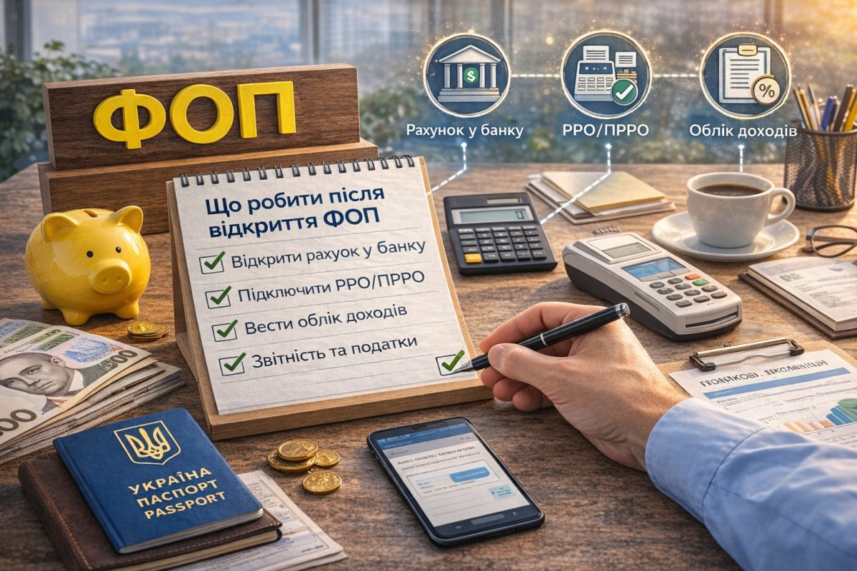 Що робити після відкриття ФОП