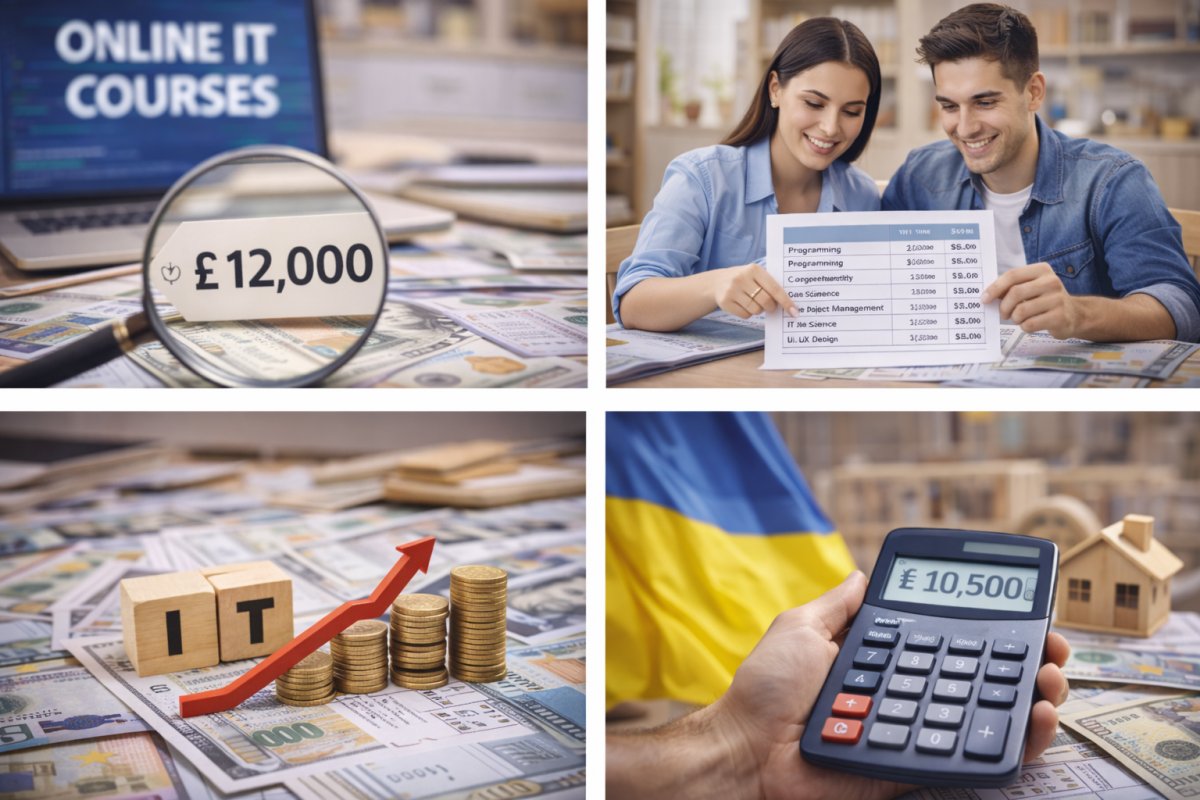 Скільки коштують онлайн-курси з IT в Україні