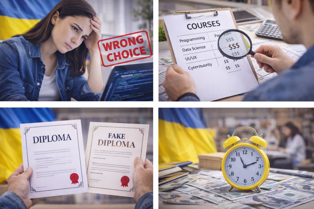 Типові помилки під час вибору курсів