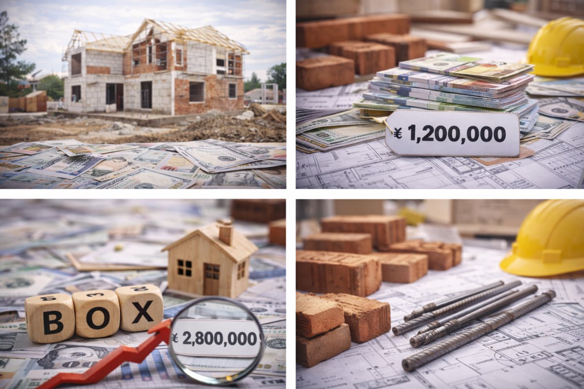 Ціна коробки будинку