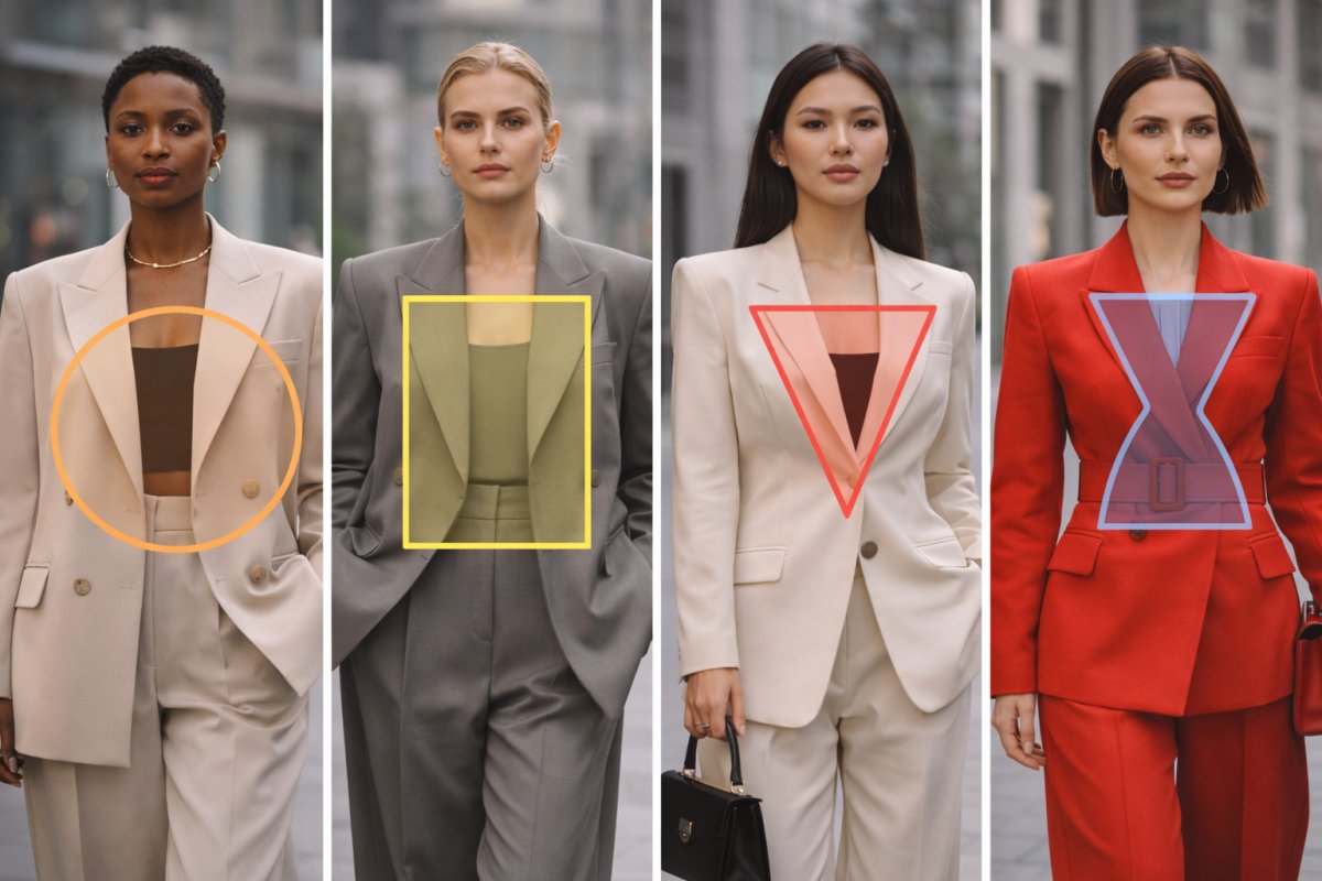 Як обрати жіночий костюм за типом фігури