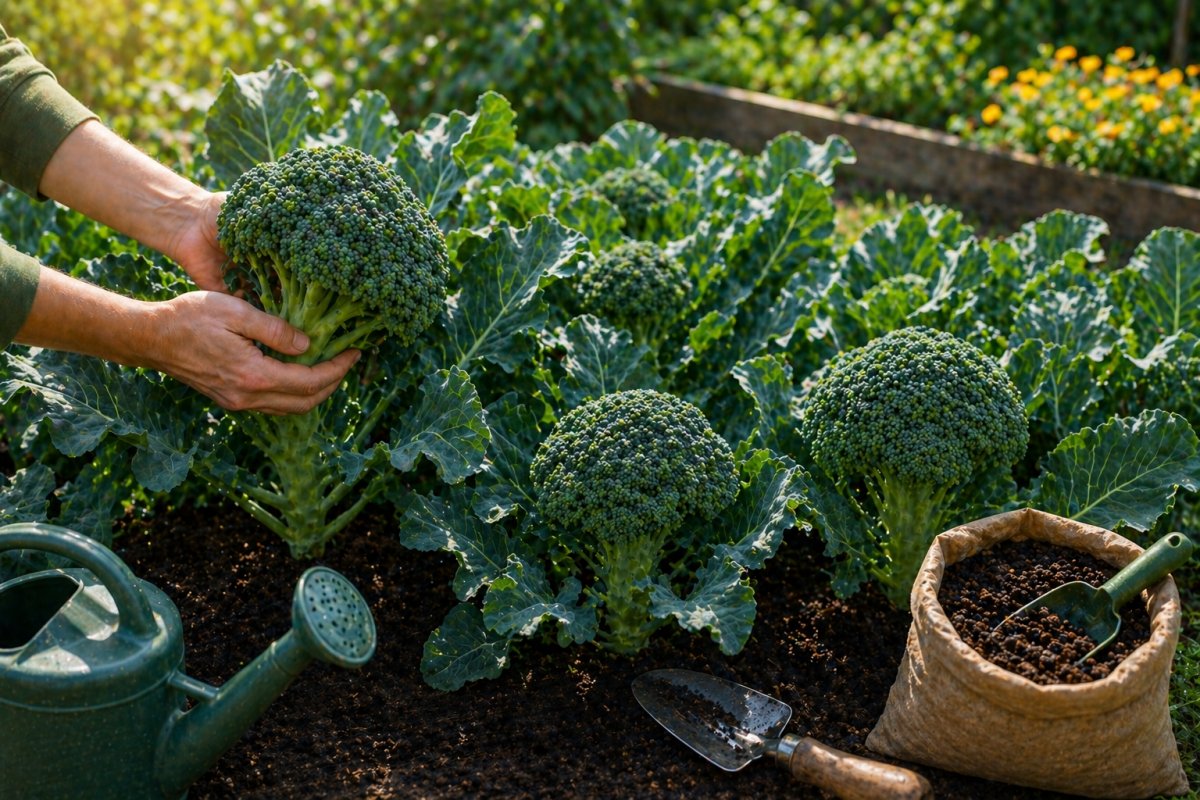 Як отримати великий урожай броколі