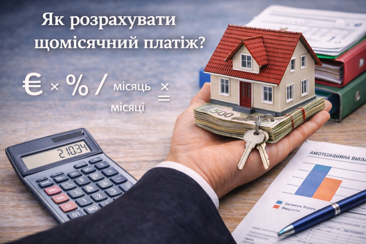 Як розрахувати щомісячний платіж Як розрахувати щомісячний платіж