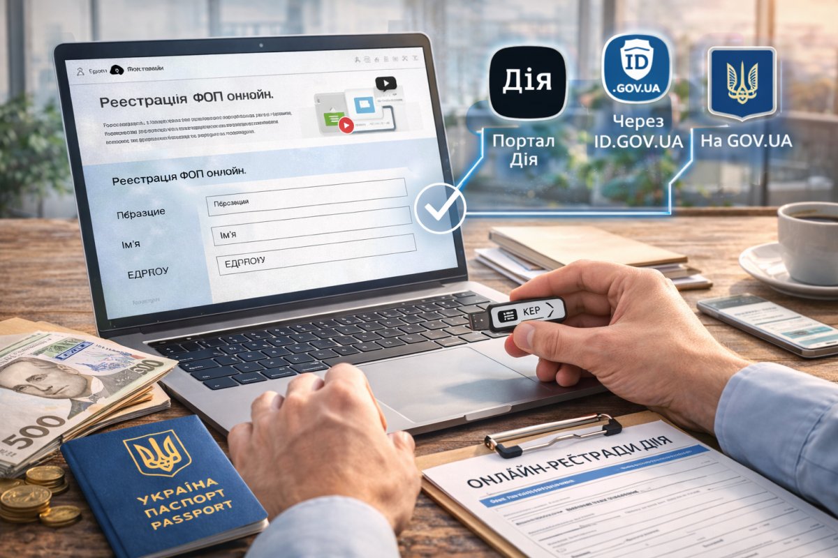 Як відкрити ФОП онлайн через державні сервіси