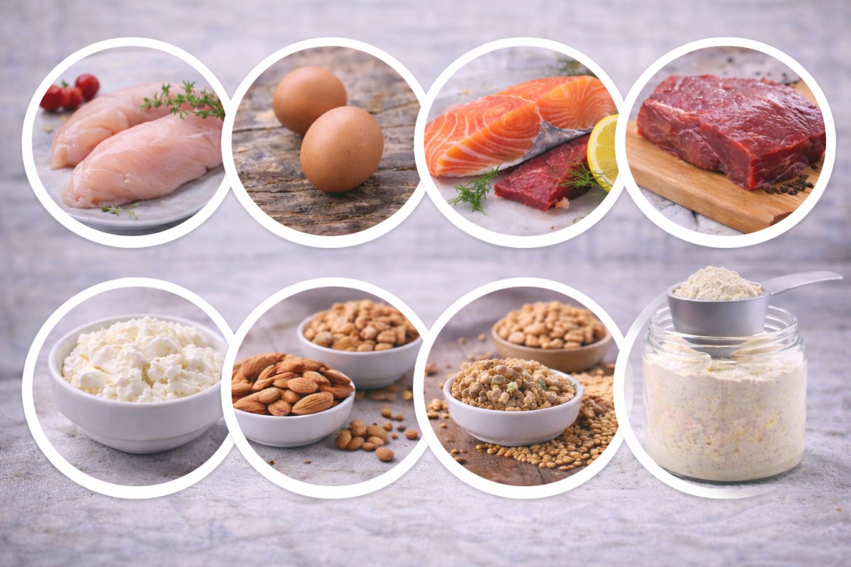 Які продукти містять найбільше білка