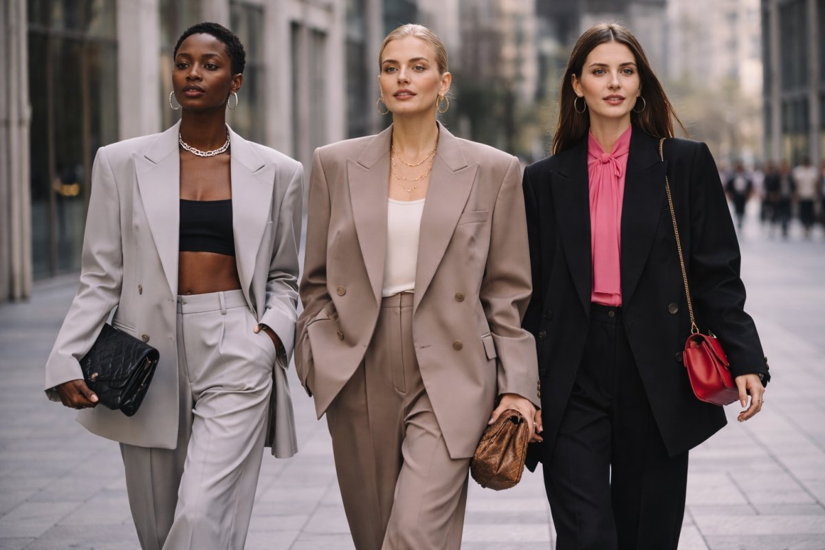 Жіночі костюми оверсайз у центрі уваги